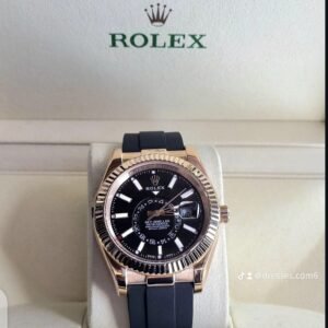 Rolex Sky-Dweller Dual Time Zone – Stunning Blue Dial & White Gold Fluted Bezel